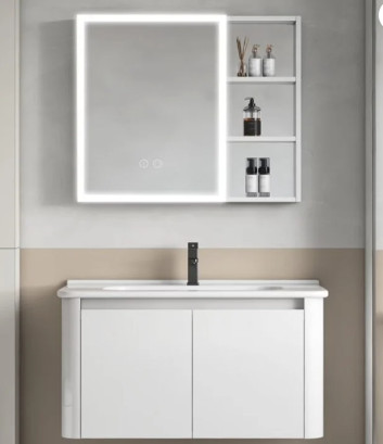 TỦ LAVABO KÈM GƯƠNG KT60